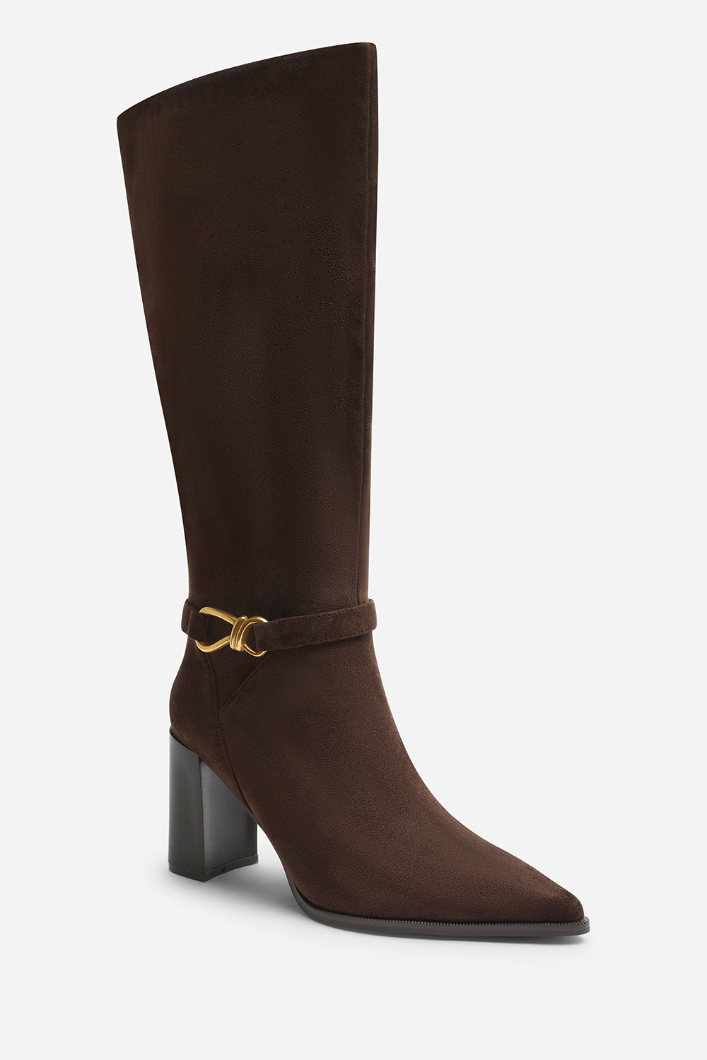 Winona Knot Trim Detail Knee High Boots
