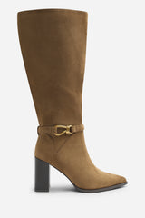 Winona Knot Trim Detail Knee High Boots