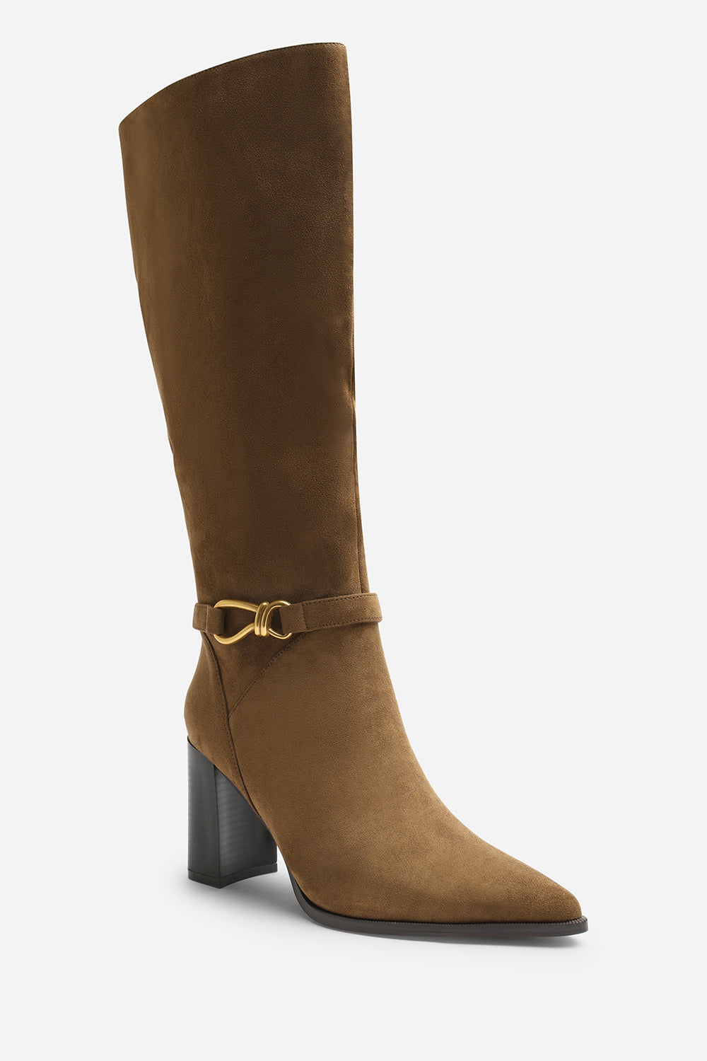 Winona Knot Trim Detail Knee High Boots