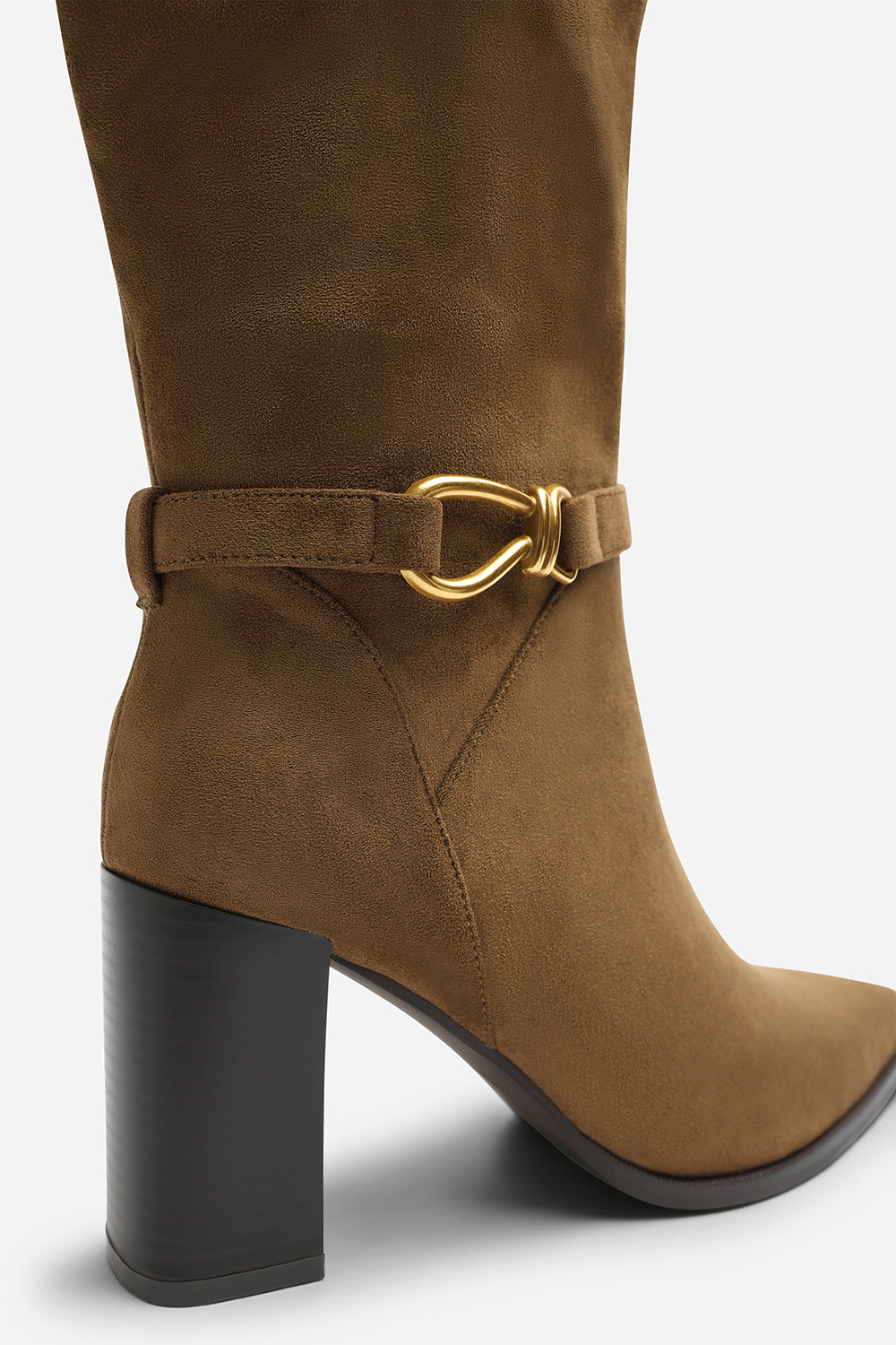 Winona Knot Trim Detail Knee High Boots