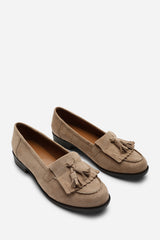 Avani Flatform Slip On Loafers Shoes With Tassel