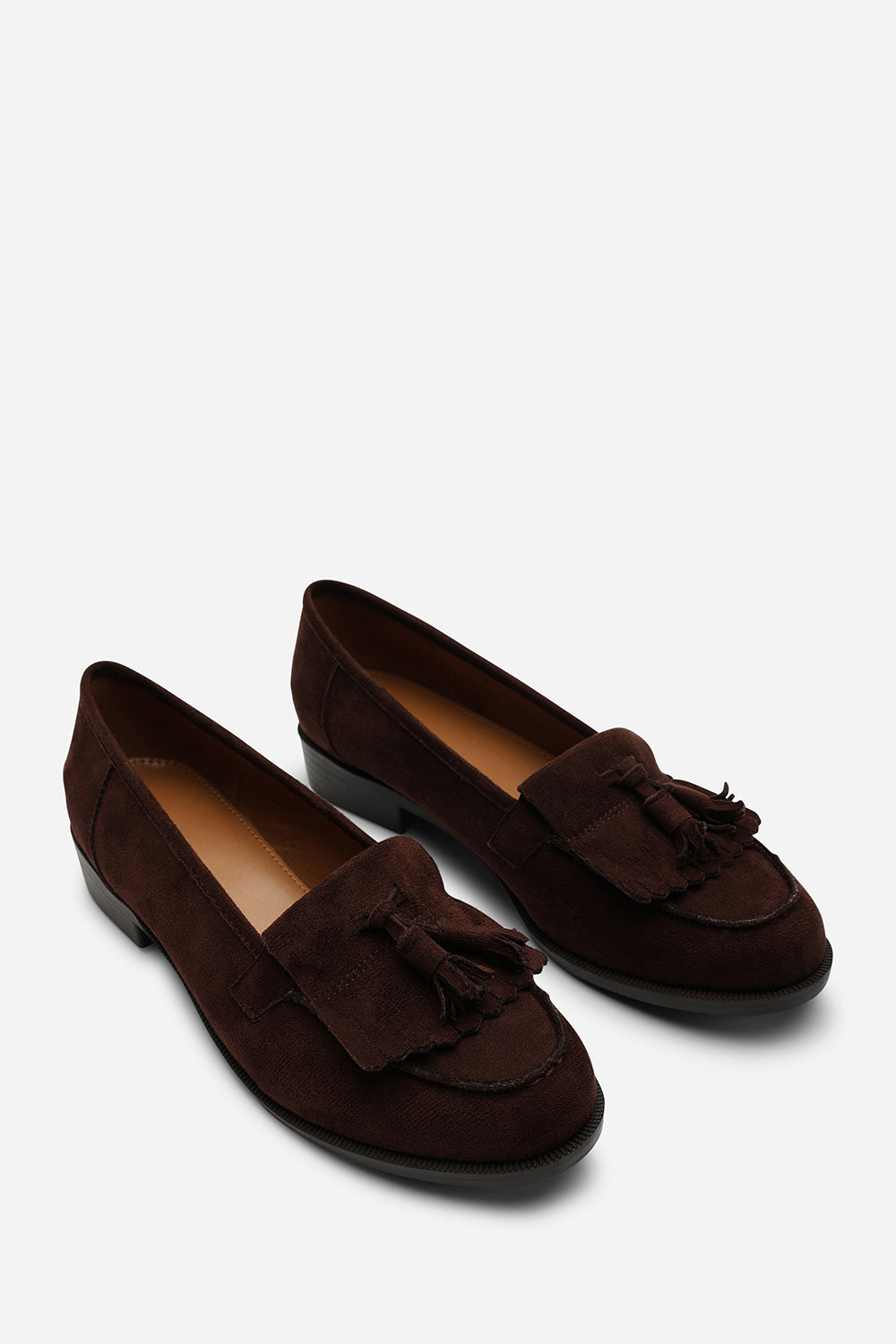 Avani Flatform Slip On Loafers Shoes With Tassel