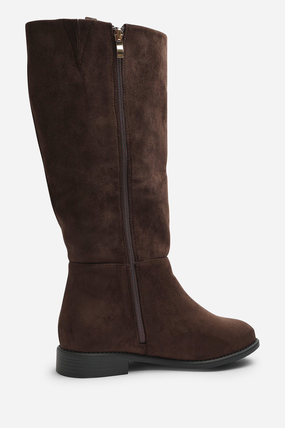 Karella Knee High Riding Boot with Hardware Detail