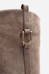 Karella Knee High Riding Boot with Hardware Detail