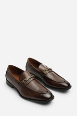 Declan Pointed Toe Slip On Buckle Loafer