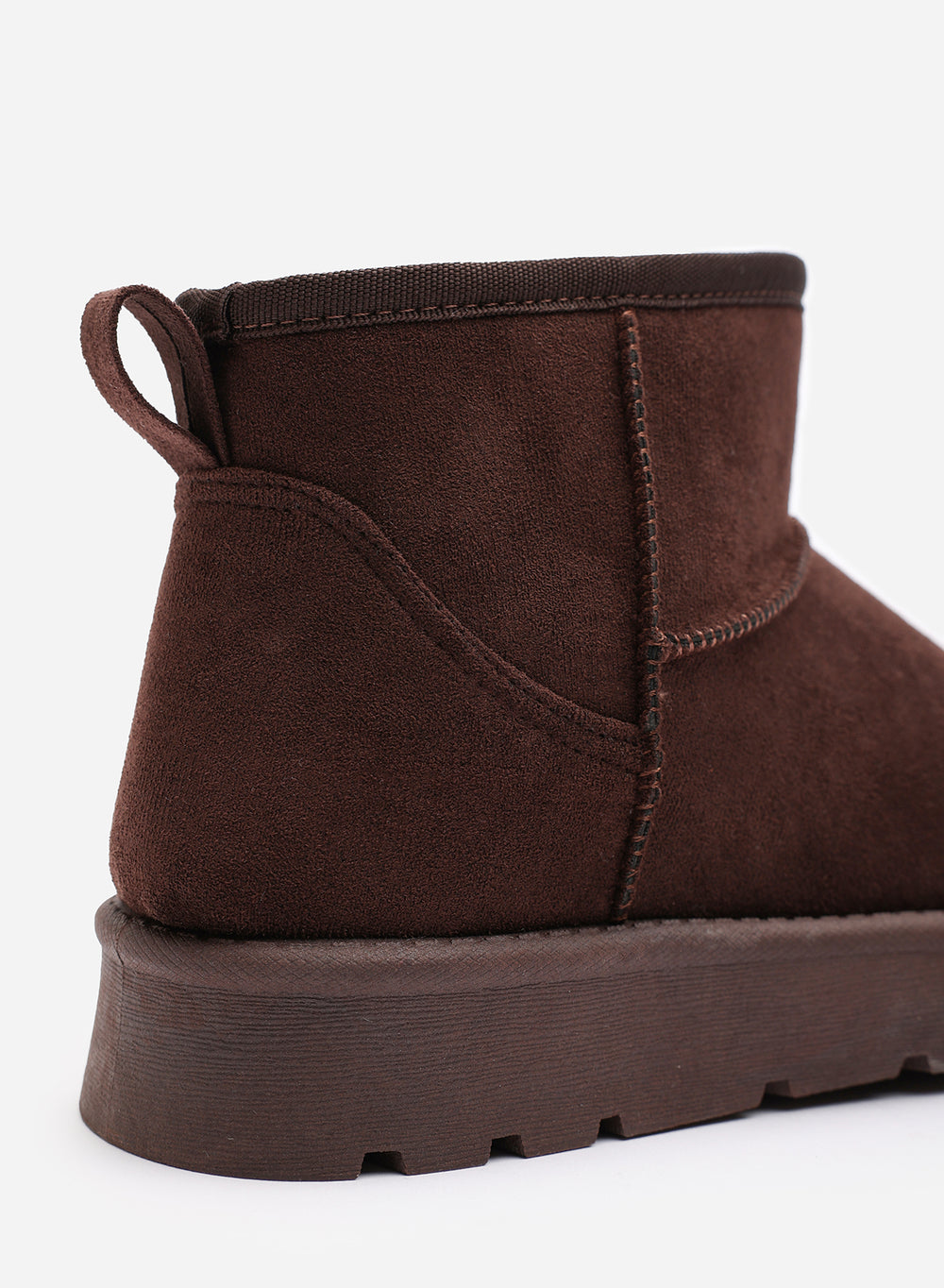 Jexira Platform Sole Mini Ankle Boots with Fur Lining