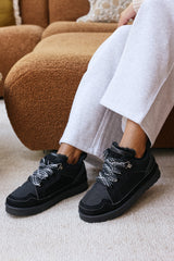 Jorexa Cosy Low Top Trainer with Faux Fur Lining