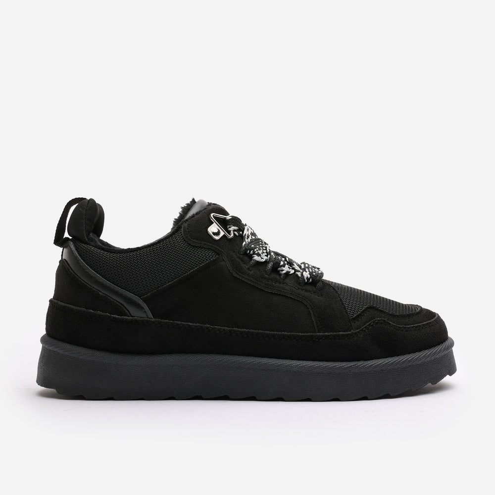 Jorexa Cosy Low Top Trainer with Faux Fur Lining