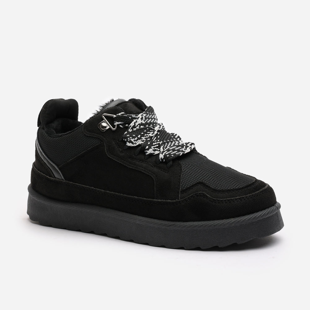 Jorexa Cosy Low Top Trainer with Faux Fur Lining
