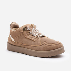 Jorexa Cosy Low Top Trainer with Faux Fur Lining