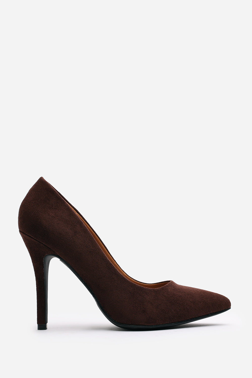 Tanith Dark Brown Pointed Toe High Heel Pumps