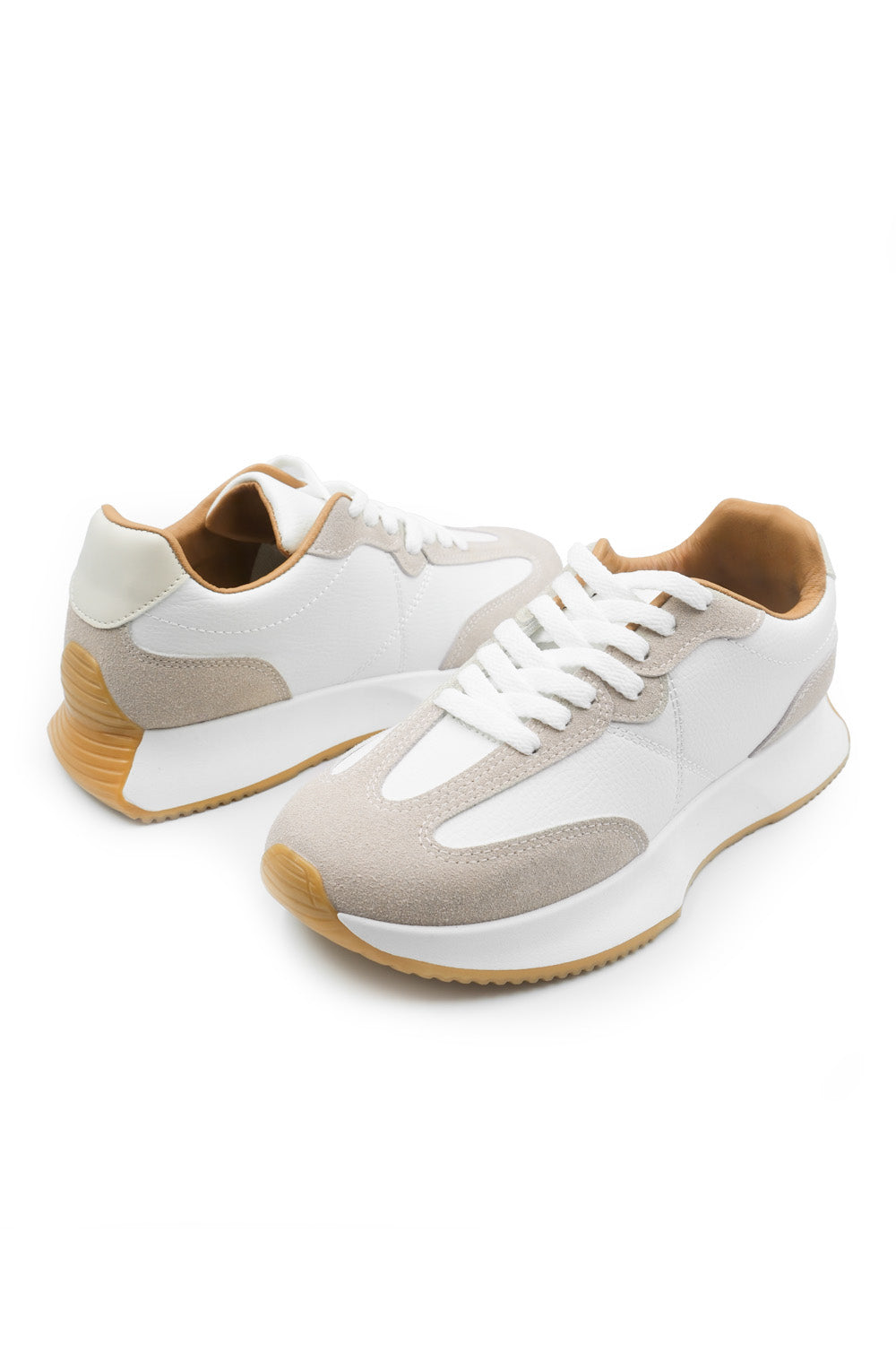 METRO RUNNER SNEAKERS TRAINERS IN LIGHT GREY SUEDE