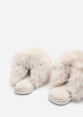 Qirexa Extreme Fluffy Oversized Faux Fur Slippers