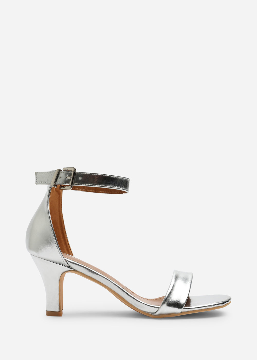 Syvane Open Toe Block Heeled Sandals with Adjustable Buckle Strap