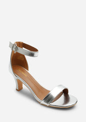 Syvane Open Toe Block Heeled Sandals with Adjustable Buckle Strap