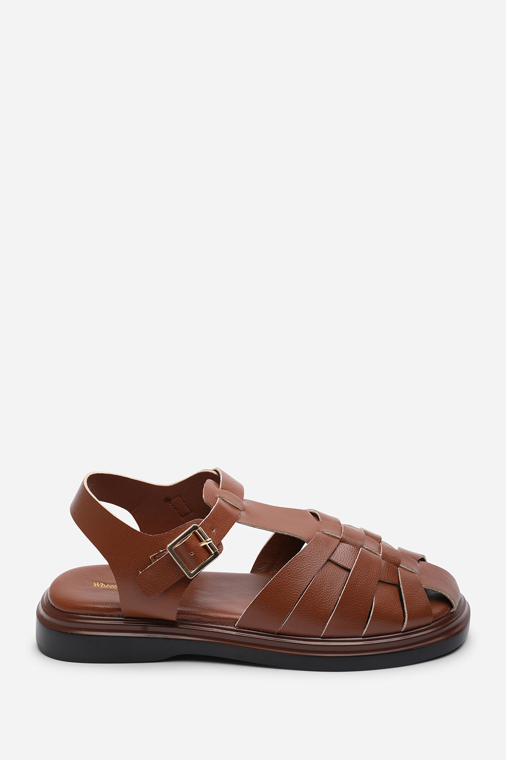 Chime Fisherman Flatform Tan Sandal