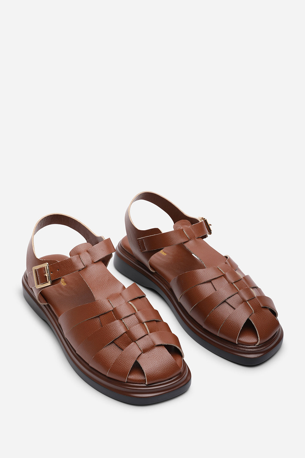 Chime Fisherman Flatform Tan Sandal