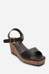 Giselle Cork Platform Wedge