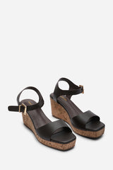 Giselle Cork Platform Wedge