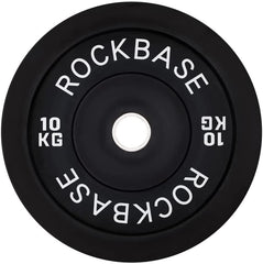 10KG PAIR OLYMPIC BUMPER WEIGHT PLATES CAST IRON COATED SET