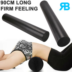 BLUE 90CM YOGA FOAM ROLLER