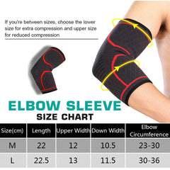 SMALL ELBOW SUPPORT BRACE GYM WORKOUT EBLOW SLEEVE