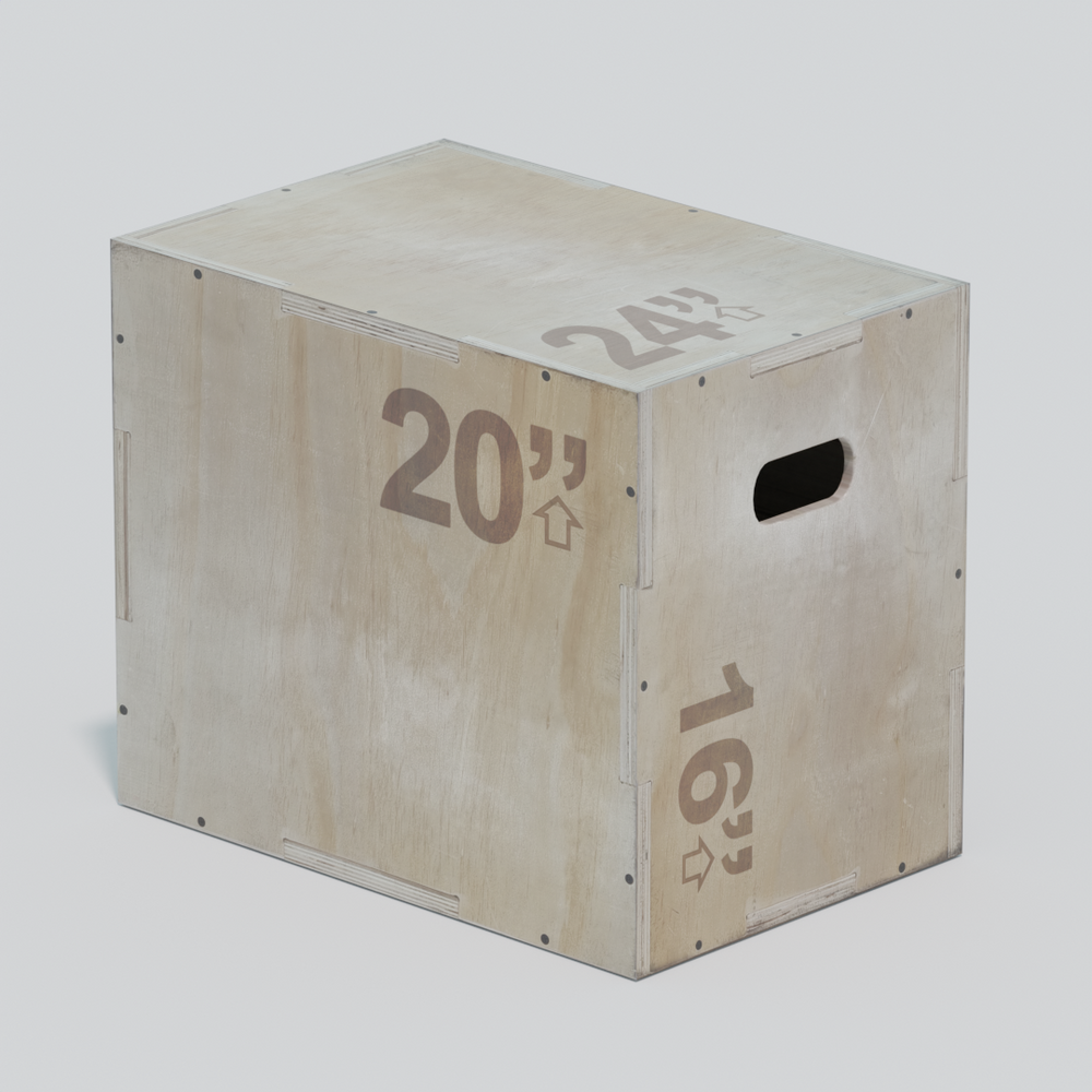MEDUM PLYOMETRIC WOODEN JUMP BOX