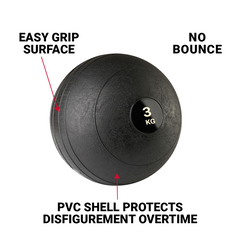 3KG HEAVY DUTY WEIGHT SLAM BALL