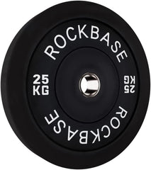 25KG PAIR OLYMPIC BUMPER WEIGHT PLATES CAST IRON COATED SET