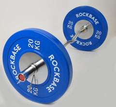 4FT OLYMPIC CHROME PLATED EZ CURL BAR WITH SPRING COLLARS