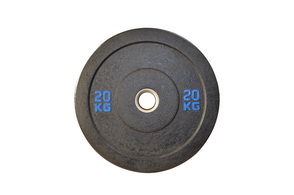 2" OLYMPIC RUBBER CRUMB BUMPER WEIGHT PLATES SET